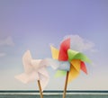 Pin Wheel Beach Summer Travel Vacations Concept Royalty Free Stock Photo