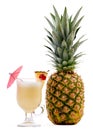 Pina Colada Cocktail Royalty Free Stock Photo