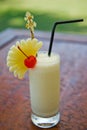 Pina colada cocktail drink Royalty Free Stock Photo