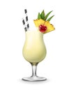 Pina Colada cocktail Royalty Free Stock Photo