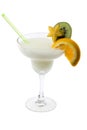 Pina Colada Cocotail on a white background Royalty Free Stock Photo