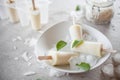 Pina colada popsicles