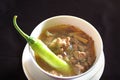 pinapaitan (beef innards soup) Royalty Free Stock Photo