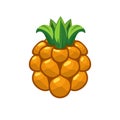Pinapple icon in simple style for food illustration and art Royalty Free Stock Photo