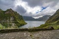 Pinatubo volcano crater in Pampanga, Philippines. Royalty Free Stock Photo