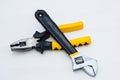 Pincer pliers and wrench Royalty Free Stock Photo