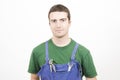 Pincer wrench mechanic overalls Royalty Free Stock Photo