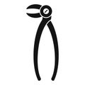 Pincers icon, simple style
