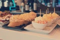 Pinchos, trditional spanish snacs