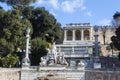 Pincian Hill from Piazza del Popolo - Rome Royalty Free Stock Photo