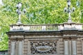 Pincio Staircase leading to Montagnola Park in Bologna, Italy Royalty Free Stock Photo