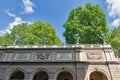 Pincio Staircase leading to Montagnola Park in Bologna, Italy