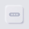 Pincode field box or Password field box.