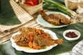 Pindang Ikan Nila, Sundanese Traditional Menu from West Java Indonesia, Made from Fried Tilapia Fish with Chilli
