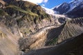 Pindari glacier river source mouth, Uttaranchal Uttarakhand, India Royalty Free Stock Photo