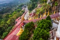 A view from the Pindaya Caves on the surroundings, Shan State, Myanmar Royalty Free Stock Photo