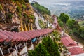 A view from the Pindaya Caves on the surroundings, Shan State, Myanmar Royalty Free Stock Photo