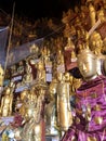 Pindaya, Myanmar: Buddha images in the Pindaya Cave Temple, a famous Buddhist pilgrimage site. High quality photo