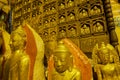 Old Buddha images, Pindaya cave, Myanmar Royalty Free Stock Photo