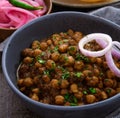 Pindi chole -Vegan chana masala Royalty Free Stock Photo