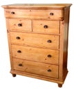 Pine Chest of Drawers Royalty Free Stock Photo