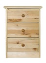 Pine chest of drawers Royalty Free Stock Photo
