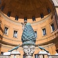 Pine cone of Fontana della Pigna in Vatican