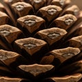 Pine cone is likely from a conifer tree, a common type of gymnosperm Royalty Free Stock Photo