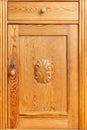 Pine drawer door wooden ornament