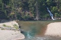 Gros Ventre River and Waterfall Wyoming