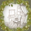 Pine frame xmas mobile visitka1