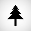 Pine icon great for any use. Vector EPS10. Royalty Free Stock Photo