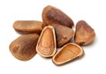 Pine nut close up Royalty Free Stock Photo