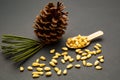 Pine nuts Royalty Free Stock Photo