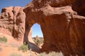 Pine Tree Arch in Arches National Park Royalty Free Stock Photo