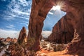 Pine Tree Arch, Arches National Park Royalty Free Stock Photo