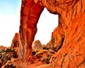 Pine Tree Arch, Arches National Park, Utah. Royalty Free Stock Photo