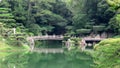 Pine tree in Ritsurin Koen Garden Takamatsu Japan Royalty Free Stock Photo