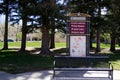 Cheyenne Wyoming Directional Informational Sign to Historic Locations