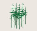 Pine Trees, ssign and symbol design