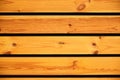 Pine wood texture background. Stained yellow fence wooden planks.