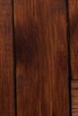 Pine wooden plank background texture, old dark brown board, planking, wall Royalty Free Stock Photo