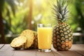 Pineapple and ananas, pineapple juice, fruit, pine, drink and food