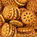 Pineapple biscuit Royalty Free Stock Photo