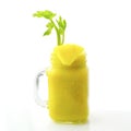 Pineapple and celery smoothie, healthy