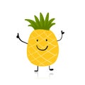 Pineapple, cute character for your design