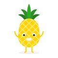 Pineapple, Cute fruit character