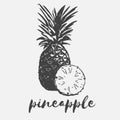 Pineapple exotic fruit