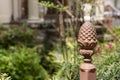 Pineapple Fence Post Royalty Free Stock Photo