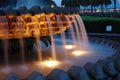 Pineapple Fountain Royalty Free Stock Photo